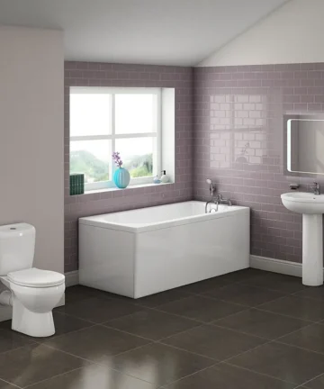 Barmby 5 Piece 1TH Bathroom Suite
