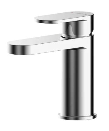 Binsey Mini Mono Basin Mixer with Push Button Waste