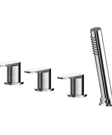Binsey Deck Mounted 4TH Bath Shower Mixer
