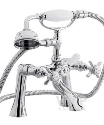 Traditional Beaumont Bath Shower Mixer w. Shower Kit