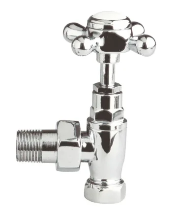 Traditional Crosshead Radiator Valves Pack - Angled