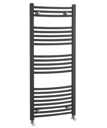 Straight Ladder Towel Rail 500 x 1150mm - Anthracite