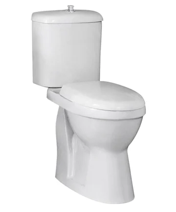 Single Flush High Rise Close Coupled Toilet
