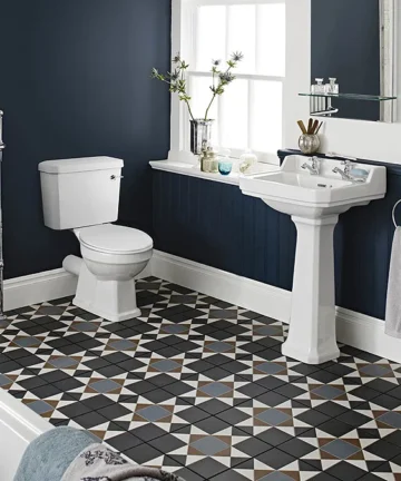 Nuie Carlton 4-Piece Traditional 2TH Bathroom Suite - 500mm Basin