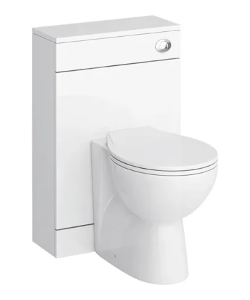 Sienna 500mm BTW Toilet Unit inc. Cistern + Soft Close Seat (Depth 200mm)
