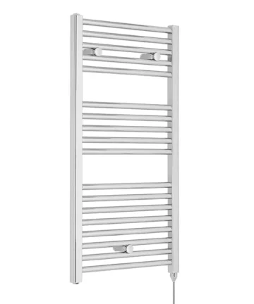 H920mm x W480mm Chrome Electric Only Ladder Rail