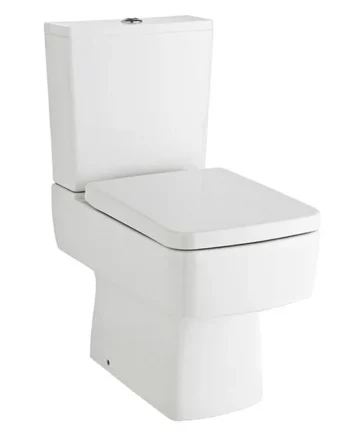 Bliss Close Coupled Square Toilet inc. Soft Close Seat Soft Close Seat Upgrade