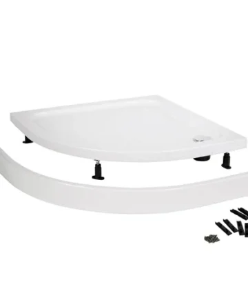 Easy Plumb Shower Tray Panel and Leg Set (1000 x 1000 Curved Plinth)