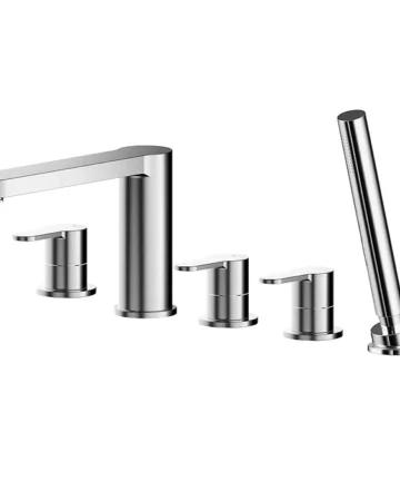 Arvan Deck Mounted 5TH Bath Shower Mixer