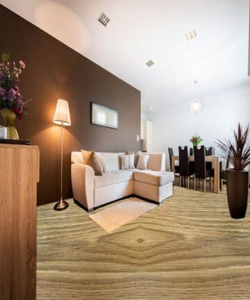 Classic Wood Oak Wood Vinyle Flooring Planks, 15.9 m2 With Free Under Layer