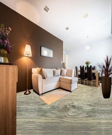 Frost Wood Effect Vinyle Flooring Planks, 5.3 m2 With Free Under Layer