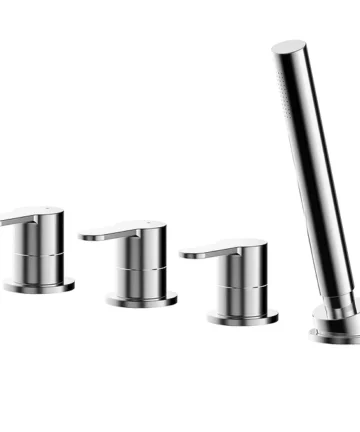 Arvan Deck Mounted 4TH Bath Shower Mixer